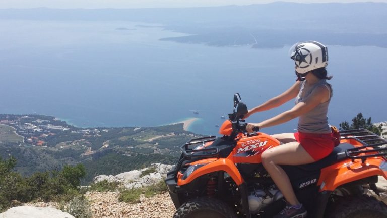 Quad safari Bol Gastro Tour, bol quad safari zlatni rat beach from vidova gora